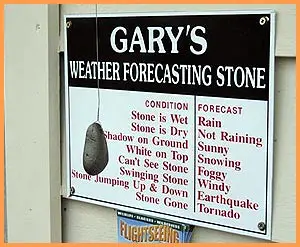 Weather Forecasting Stone