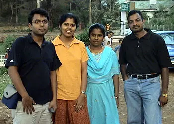 Photo with our Hosts in Ooty Photo with our Hosts in Ooty