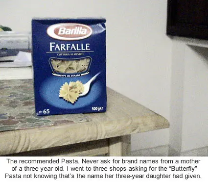 Pasta for cooking