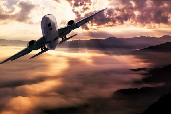 When mother travelled by air for first time