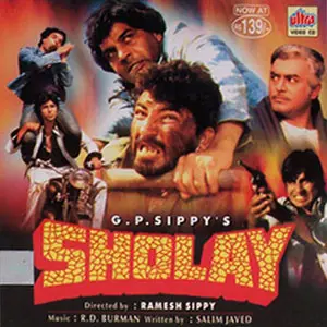 Sholay Film Poster Sholay Film Poster