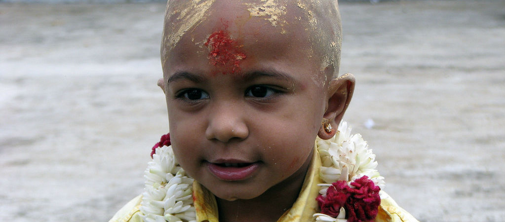 tonsure and ear piercing ceremony