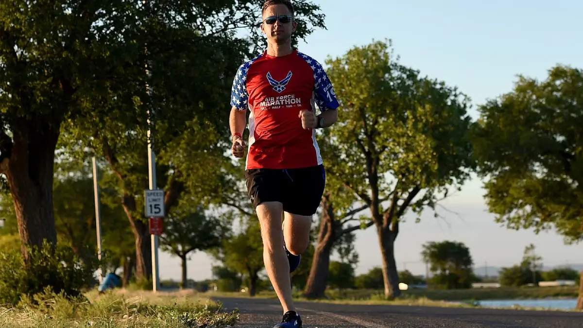 My wife force me to start jogging