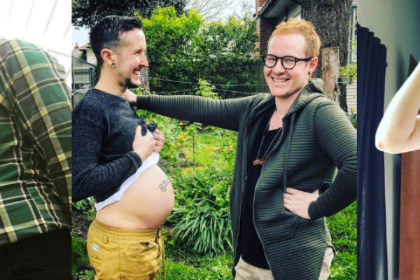 Portland man Trystan Reese pregnant