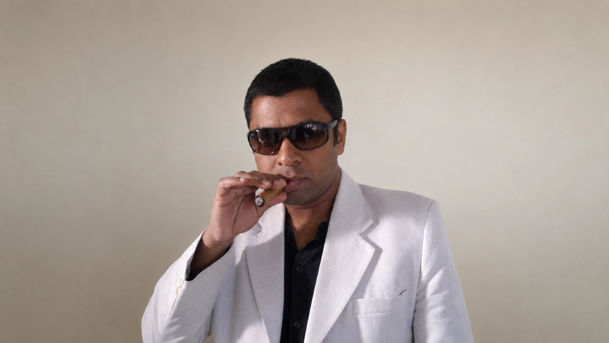 Jammy with a cigar
